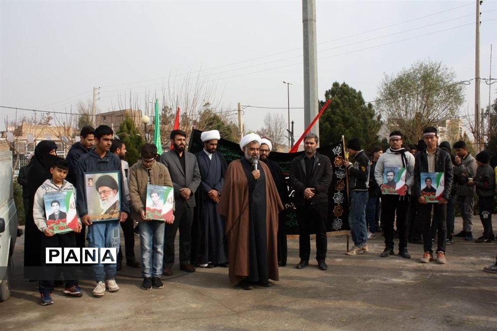 مراسم سالروز شهادت حضرت زهرا (س)هیأت‌های عزاداری دانش‌آموزی جوادآباد