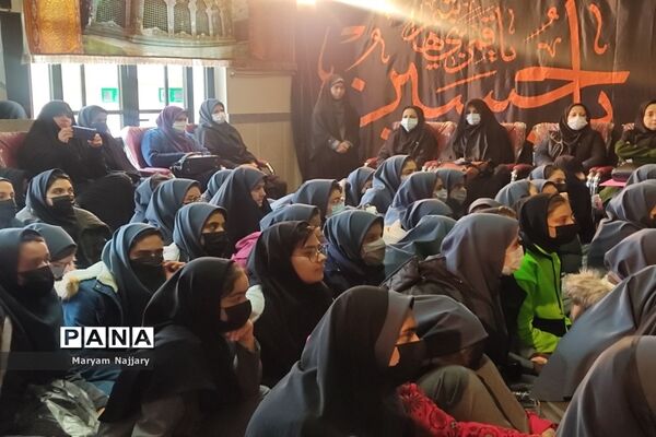 مراسم سوگواری حضرت فاطمه (س) در دبیرستان پروفسور رضا