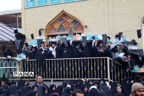 تشییع شهید گمنام  در میاندورود