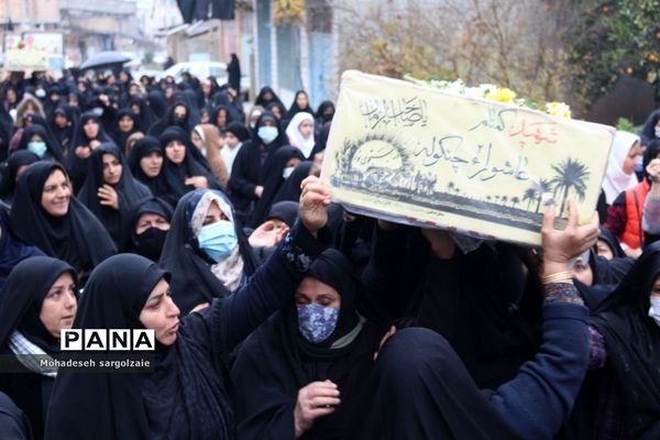 تشییع شهید گمنام  در میاندورود