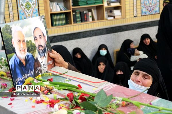 تشییع شهید گمنام  در میاندورود