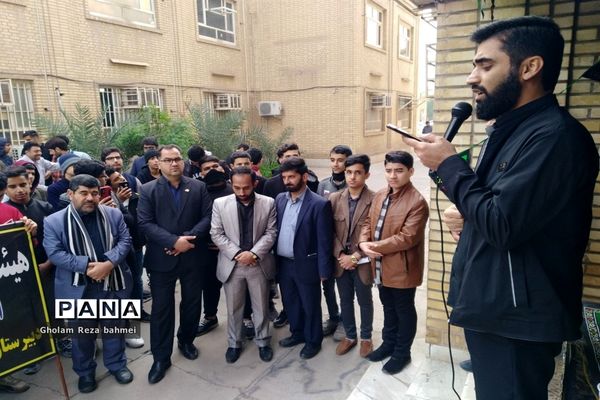 مراسم عزاداری حضرت فاطمه زهرا(س) در ناحیه یک اهواز