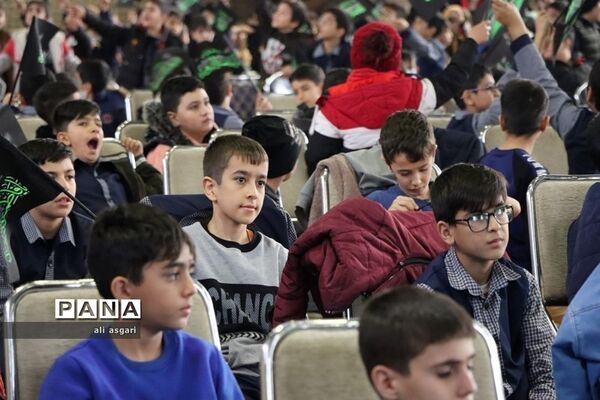 مراسم عزاداری نوگلان فاطمی در باغستان شهرستان شهریار