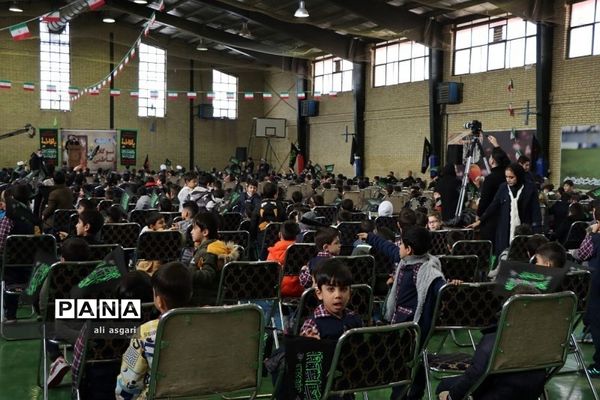 مراسم عزاداری نوگلان فاطمی در باغستان شهرستان شهریار