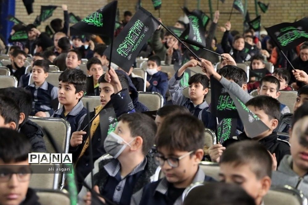 مراسم عزاداری نوگلان فاطمی در باغستان شهرستان شهریار