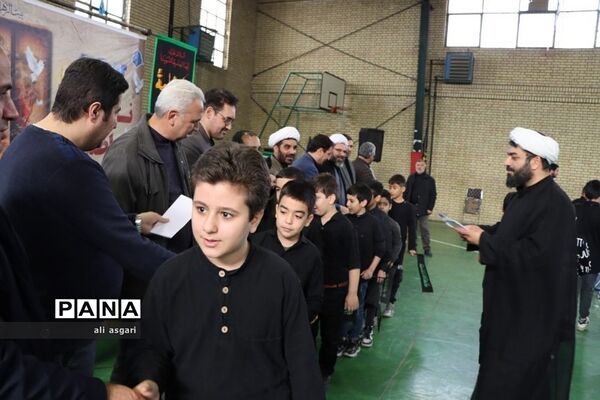 مراسم عزاداری نوگلان فاطمی در باغستان شهرستان شهریار