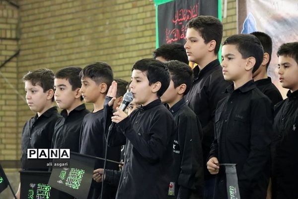 مراسم عزاداری نوگلان فاطمی در باغستان شهرستان شهریار