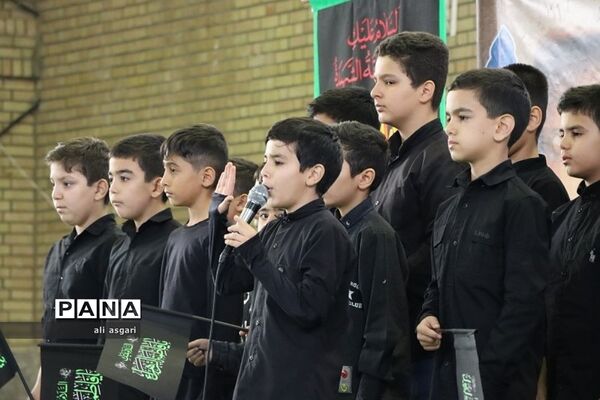 مراسم عزاداری نوگلان فاطمی در باغستان شهرستان شهریار