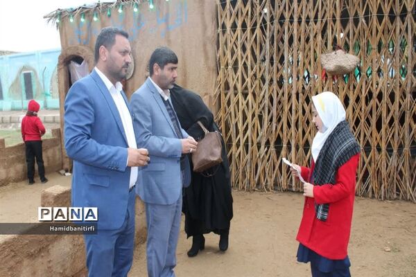 بازدید از نمایشگاه بیت الاحزان در حمیدیه