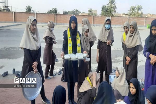 مراسم مجلس  عزاداری حضرت فاطمه زهرا ( س) در مدارس شادگان