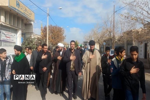 دانش‌آموزان کندر در سوگ حضرت فاطمه زهرا(س)