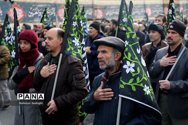اجتماع فاطمیون در میدان هفت تیر