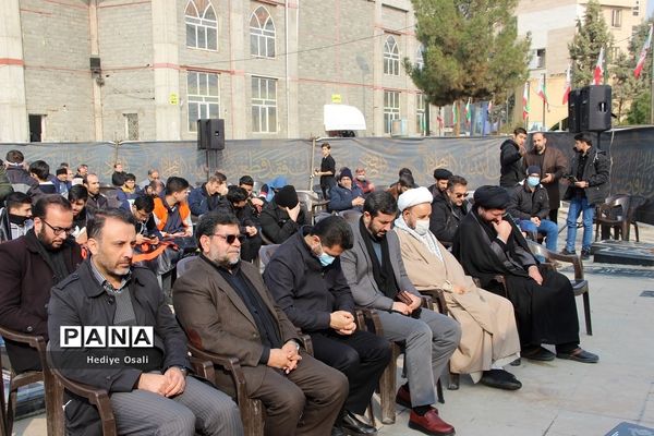 اقامه عزای هیأت دانش‌آموزی انصارالمهدی(عج)آموزش و پرورش اسلامشهر