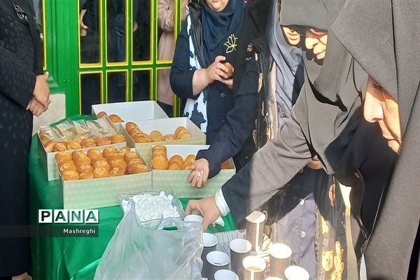 مراسم عزاداری دهه فاطمیه هیأت دانش‌آموزی ریحانه الحسین دبیرستان شاهد مسفروش کاشان