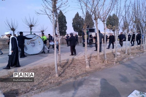 عزاداری شهادت حضرت فاطمه زهرا (س) در روستای جعفرآباد بخش جوادآباد