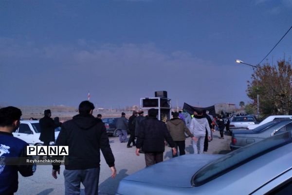 عزاداری شهادت حضرت فاطمه زهرا (س) در روستای جعفرآباد بخش جوادآباد