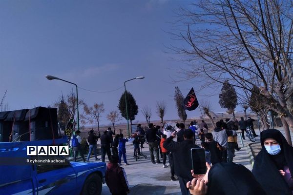 عزاداری شهادت حضرت فاطمه زهرا (س) در روستای جعفرآباد بخش جوادآباد