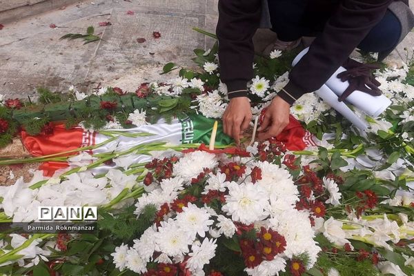 مراسم تشییع پیکر مطهر شهید گمنام  در شیراز