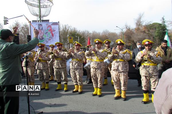 تشییع پیکر پاک شهدا گمنام در سالروز شهادت حضرت زهرا (س) در اصفهان