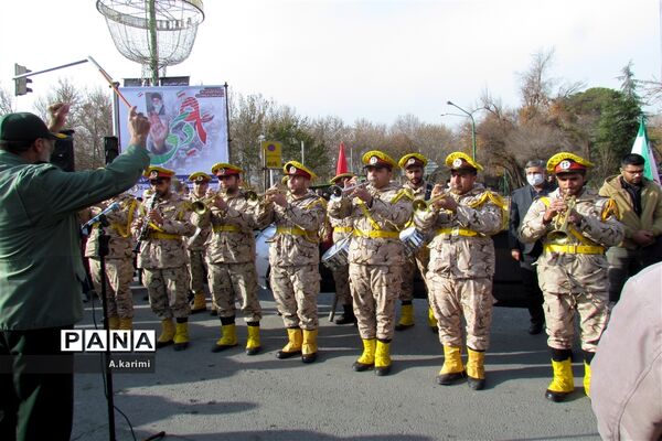 تشییع پیکر پاک شهدا گمنام در سالروز شهادت حضرت زهرا (س) در اصفهان