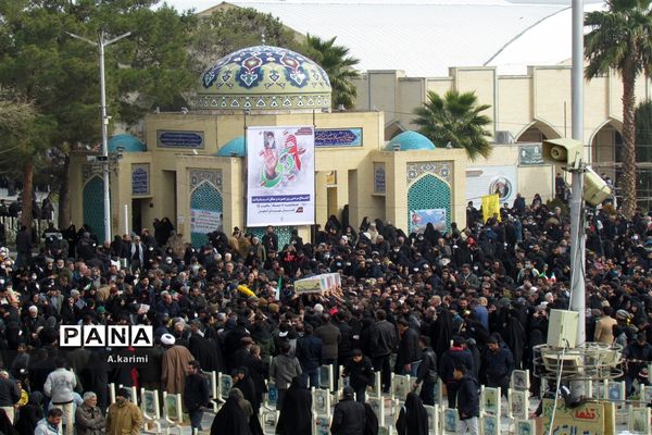 تشییع پیکر پاک شهدا گمنام در سالروز شهادت حضرت زهرا (س) در اصفهان