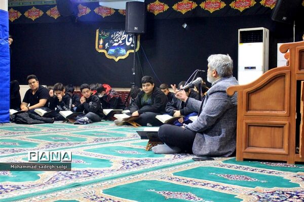 برگزاری مراسم  عزاداری شهادت حضرت فاطمه زهرا (س)در دبیرستان علامه حلی ۴ منطقه ۱۴