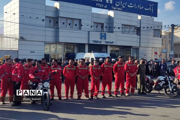 مراسم تشییع شهیدگمنام همزمان با روز شهادت حضرت زهرا(س) در شهرستان فسا