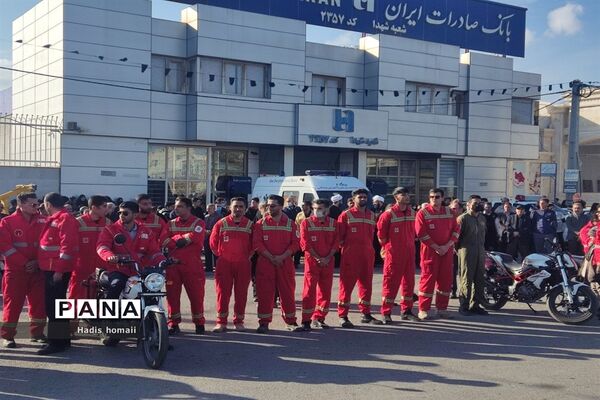 مراسم تشییع شهیدگمنام همزمان با روز شهادت حضرت زهرا(س) در شهرستان فسا
