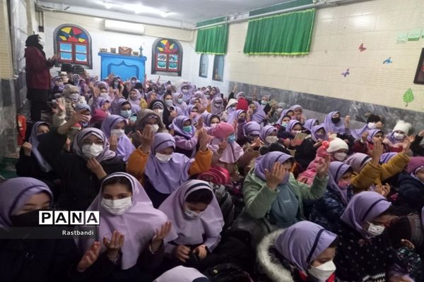 مراسم شهادت حضرت زهرا در دبستان دخترانه فرهنگ منطقه ۱۳