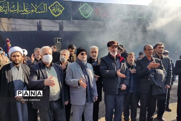 اجتماع عزاداران فاطمی در شهرستان دماوند