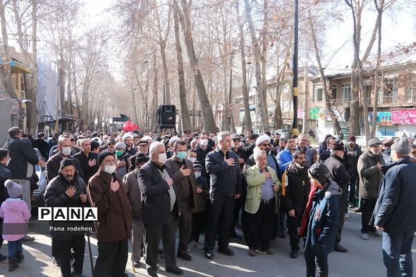 اجتماع عزاداران فاطمی در شهرستان دماوند