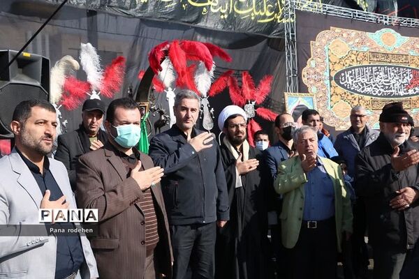 اجتماع عزاداران فاطمی در شهرستان دماوند