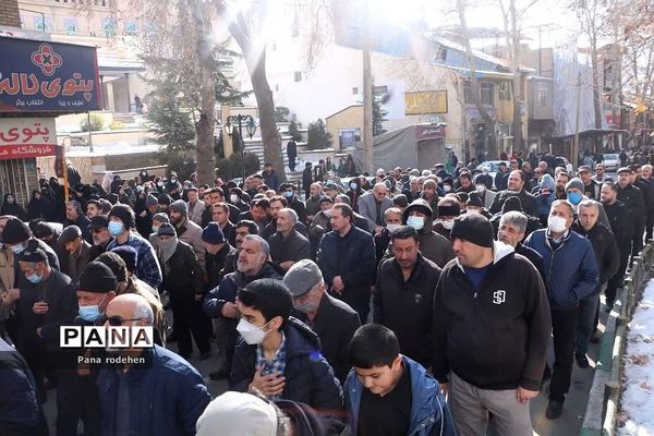 اجتماع عزاداران فاطمی در شهرستان دماوند