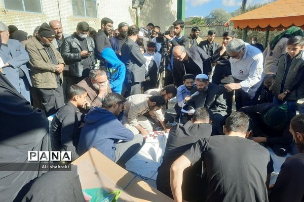 تشییع شهید گمنام در زاهدان