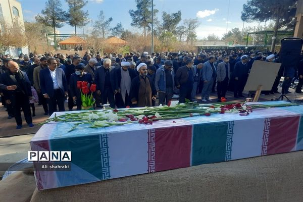 تشییع شهید گمنام در زاهدان