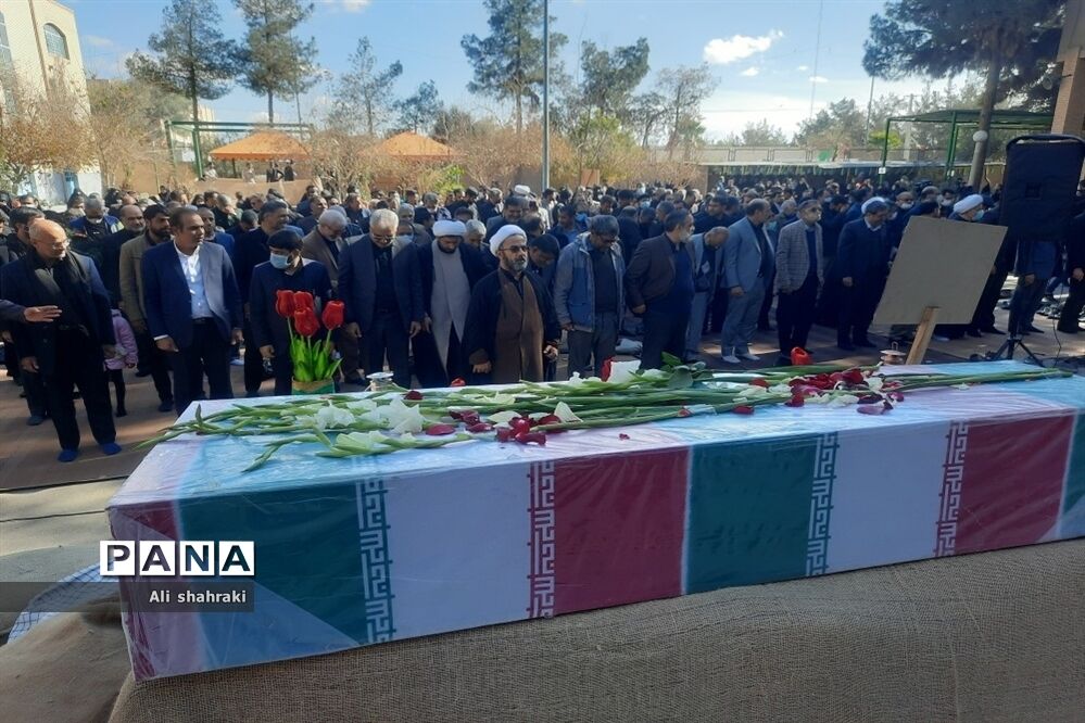 تشییع شهید گمنام در زاهدان