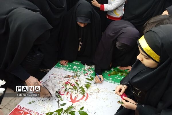 تشییع و خاکسپاری شهدای گمنام در قم