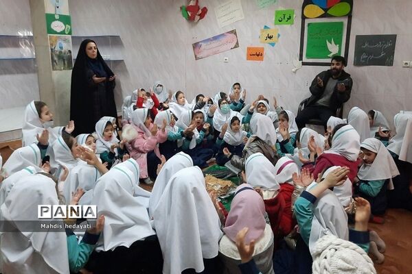 مراسم فاطمیه در دبستان سما یک رودهن
