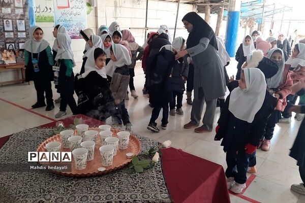 مراسم فاطمیه در دبستان سما یک رودهن