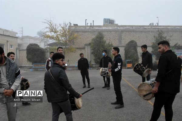 میهمانی شهید گمنام در مدارس جهرم
