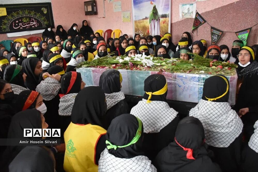 میهمانی شهید گمنام در مدارس جهرم