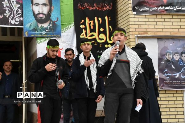 میهمانی شهید گمنام در مدارس جهرم