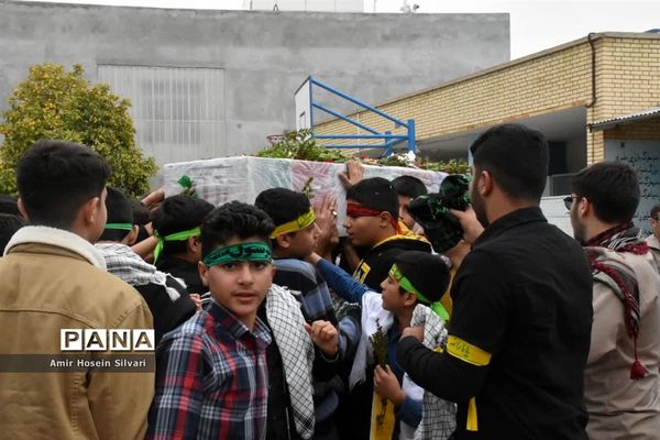 میهمانی شهید گمنام در مدارس جهرم