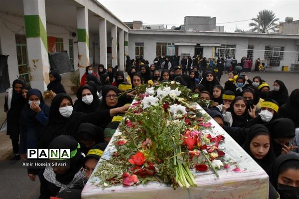 میهمانی شهید گمنام در مدارس جهرم