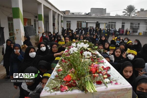 میهمانی شهید گمنام در مدارس جهرم
