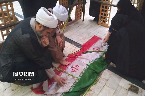 آیین استقبال و تشییع شهید گمنام در قائمشهر