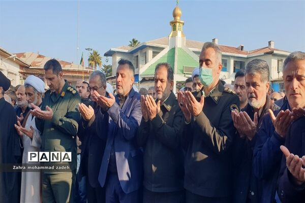 مراسم تشییع باشکوه پیکر مطهر شهید گمنام