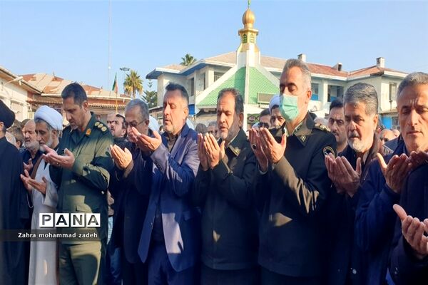 مراسم تشییع باشکوه پیکر مطهر شهید گمنام