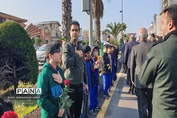 مراسم تشییع باشکوه پیکر مطهر شهید گمنام