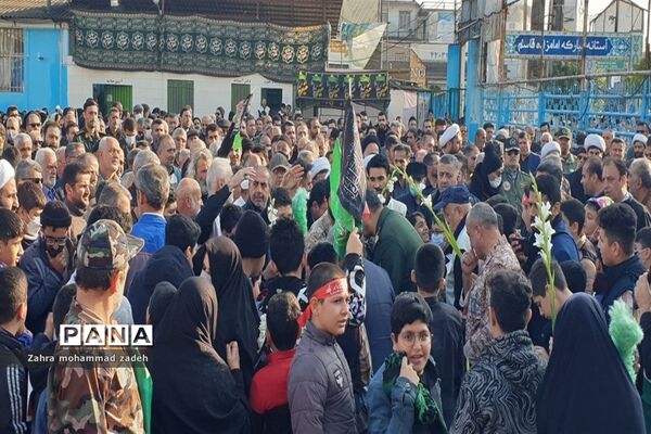 مراسم تشییع باشکوه پیکر مطهر شهید گمنام